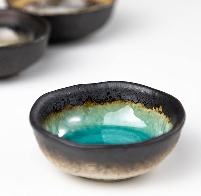 Asayu Japan Traditional Smoke Gift Set with Incense Holder and Brass Stand, Patchouli Incense Sticks with Mini Aquamarine