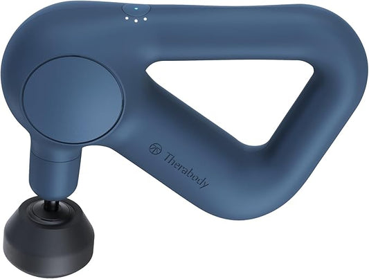 TheraGun Therabody Relief Handheld Percussion Massage Gun - Easy-to-Use, Comfortable & Light Personal Massager for Every Day Pain Relief Massage Therapy in Neck, Back, Leg, Shoulder and Body (Navy) - Bloomnest