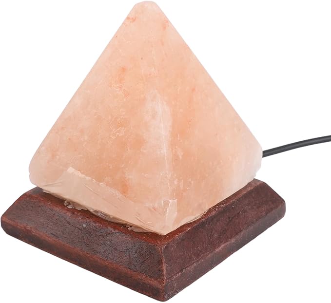 Himalayan Salt Lamp RGB 7 Colors Changing Hand Carved with Wood Base Lamp for Home Decoration Gift - Bloomnest