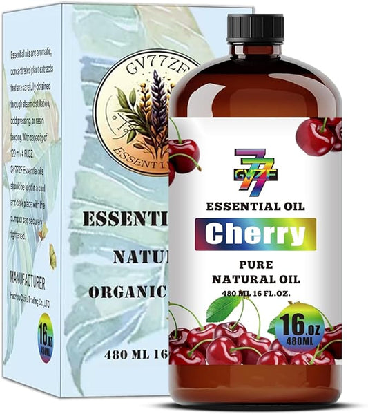 Cherry Essential Oil (16 oz/480 ml) — Cherry Oils for Aromatherapy, diffusers, humidifiers, Home fragrances, DIY Skin Care, Soap Making, DIY Candle, Yoga, and Meditation - Bloomnest