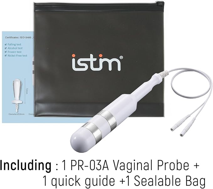 iStim Medical Probe for Pelvic Floor Electrical Muscle Stimulation, Incontinence Relief - Compatible with Incontinence EMS Machine iSTIM