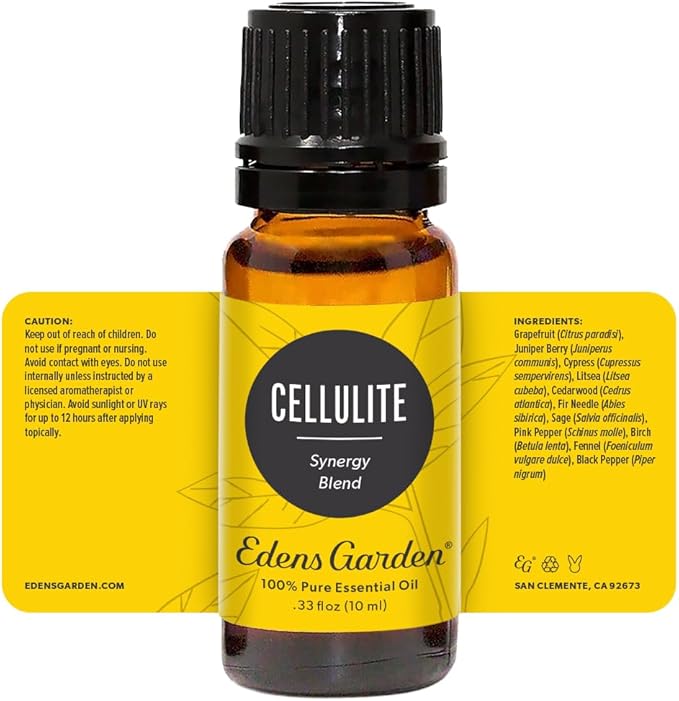 Edens Garden Cellulite Essential Oil Blend- 100% Pure Premium Grade, Undiluted, Natural, Therapeutic, Aromatherapy, The Best for Diffusing, Skin, Face, Humidifiers 10 ml (.33 fl oz) - Bloomnest