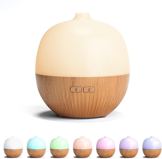 ARVIDSSON Essential Oil Diffuser, 100ml Small Aromatherapy Diffuser with Mood Light, Ultrasonic Oil Diffusers for Home, Mini Diffuser for Essential Oils, Gift for Women - Bloomnest