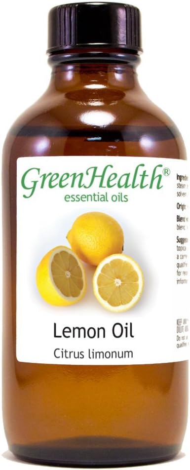 4 oz Lemon Essential Oil (100% Pure & Uncut) - GreenHealth Greenals