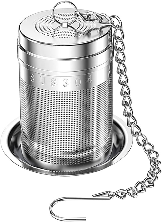 18/8 Stainless Steel Tea Infuser, Extra Fine Mesh Tea Infusers for Loose Tea, Tea Strainer Steeper Filter for Brew Tea, Spices & Seasonings (1) - Bloomnest