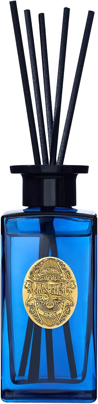 M&SENSE 6.3 oz Large Reed Diffuser Set | Midsummer Evening Scent Oil Diffuser with Sticks | Hotel Collection Non-Toxic Essential Oil |for Bedroom Bathroom Living Room - Bloomnest