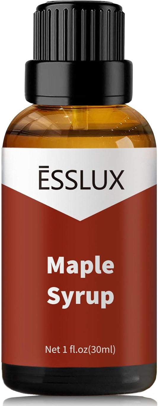 Maple Syrup Fragrance Oil - ESSLUX Essential Aromatherapy Scented Oils for Diffuser, Candle Soap Making Scents, Massage, Perfume, Home Fragrance, 30 ml - Bloomnest