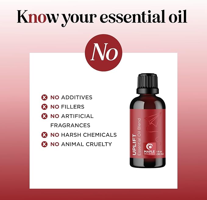 Uplift Aromatherapy Essential Oil Blend - Happy Essential Oil Blend with Calming Essential Oils for Diffusers for Home and Travel with Citrus Essential Oils and Pure Aromatherapy Oils for Diffusers - Bloomnest
