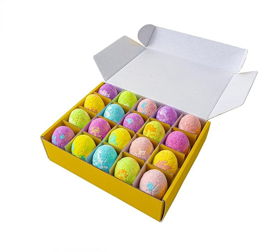 Dinosaur Egg - Kids Bath Bomb with 25 Surprises Inside - Dinosaur Gifts for 3 4 5 6 7 and 8 Year Old Boys and Girls Kids Gifts - Perfect for Birthdays - Bloomnest
