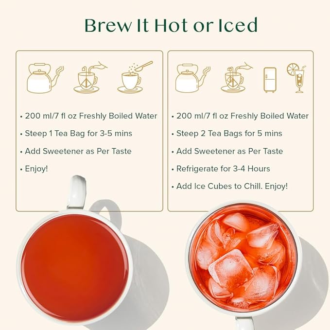 VAHDAM, Sweet Cinnamon Tea | 100 Tea Bags | 100% Natural Spices | Cinnamon Masala Chai Tea Recipe | Spiced Chai Tea Bag | Brew as Hot or Iced - Bloomnest