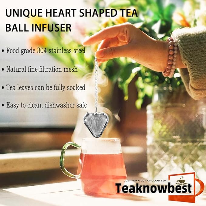 1 Pack Tea infusers, loose tea strainer, Heart shaped tea ball + cute animal pendant, reusable tea steeper makes afternoon tea meaningful (Duck, 1PCS) - Bloomnest