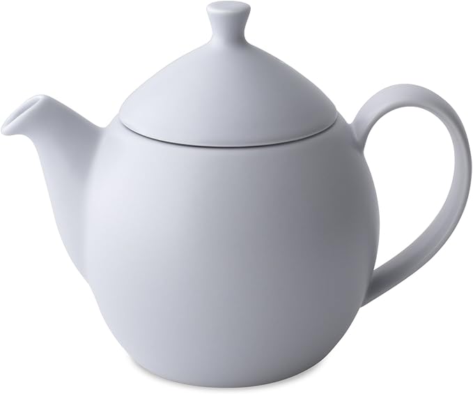FORLIFE Dew Teapot with Basket Infuser, Lavender Mist, 14 oz/414ml