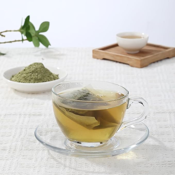 60 Premium Lemongrass Tea Bags, Made with 100% Natural Lemon grass, Perfect for Relaxation and Wellness, No Additives & Caffeine Free. - Bloomnest