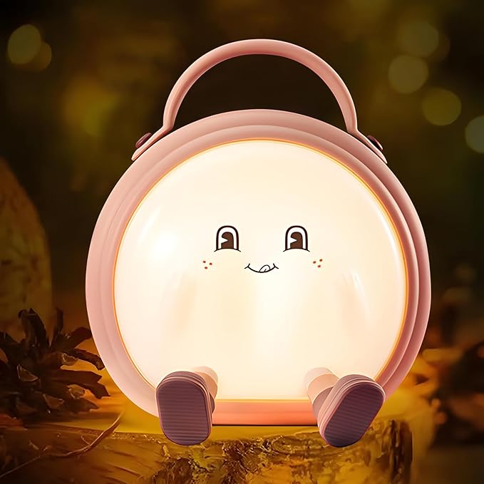 Night Light for Boys and Girls,Cute Room Decor Portable Night Lamp,Touch-Controlled Lighting,USB Rechargeable LED Bedroom Lighting Timer Bedside Table Lamps - Bloomnest