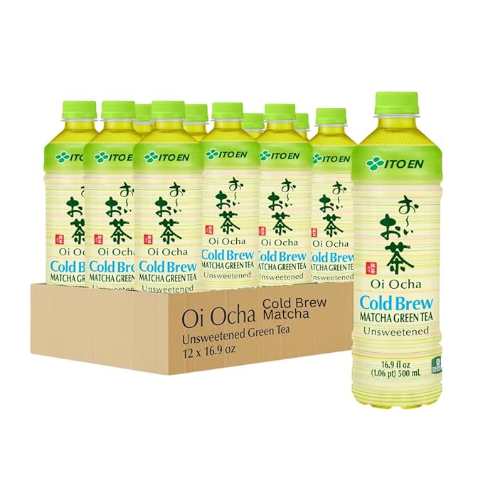 ITO EN Oi Ocha Matcha Green Tea Unsweetened, 16.9 Ounce Bottle (Pack of 12), Sugar Free - Bloomnest