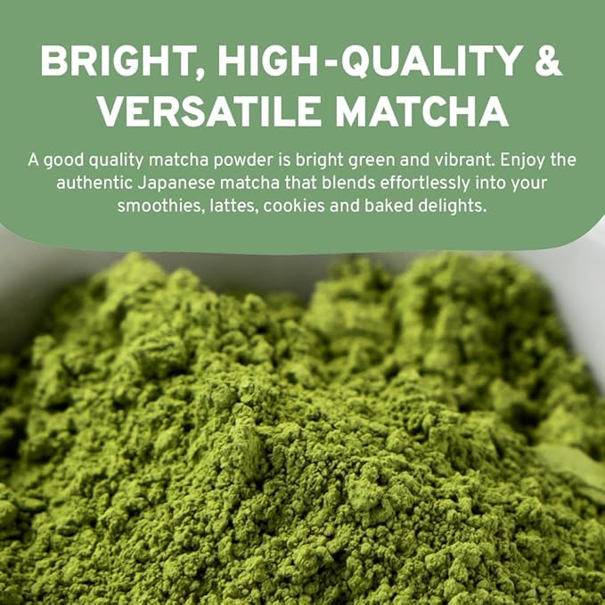 HANDPICK Japanese Organic Matcha Green Tea Powder (100 Servings) - Authentic Premium Second Flush Harvest | Resealable Ziplock Pouch - Bloomnest