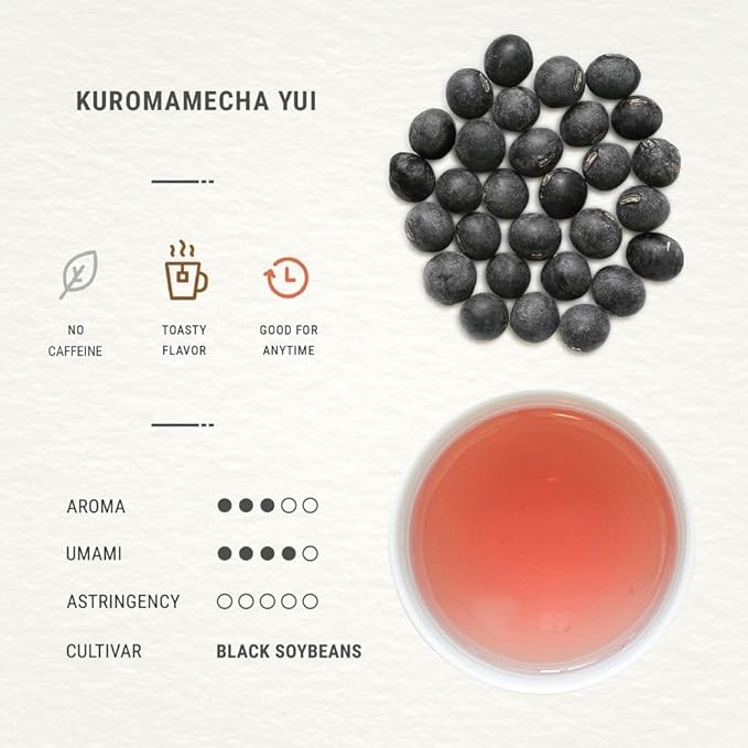 Senbird Premium Kuromamecha - Japanese Black Soybean Tea - From Hokkaido, Japan - Loose Leaf Kuromame in Airtight Tea Tin (5.3oz/150g) - Bloomnest