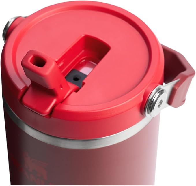 STANLEY IceFlow 2.0 Flip Straw Tumbler with Handle 30 oz | Twist On Lid and Flip Up Straw | Leak Resistant Water Bottle | Insulated Stainless Steel | BPA-Free | Cranberry - Bloomnest