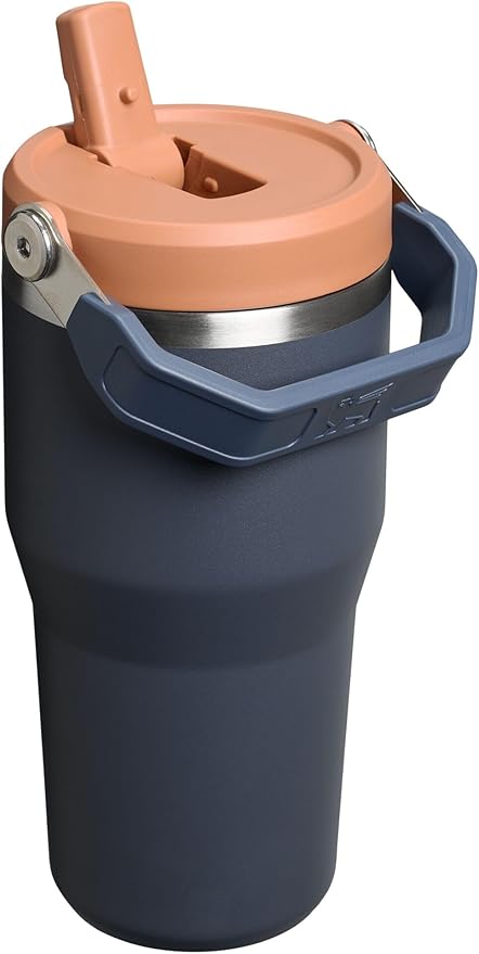 STANLEY IceFlow 2.0 Flip Straw Tumbler with Handle 20 oz | Twist On Lid and Flip Up Straw | Leak Resistant Water Bottle | Insulated Stainless Steel | BPA-Free | Twilight - Bloomnest
