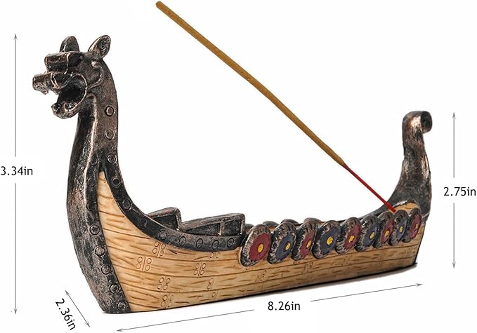 Retro Dragon Incense Holder Incense Burners Dragon Boat Incense Stick Holder Hand Carved Carving Censer Ornaments Cool Room Decor Awesome Gift