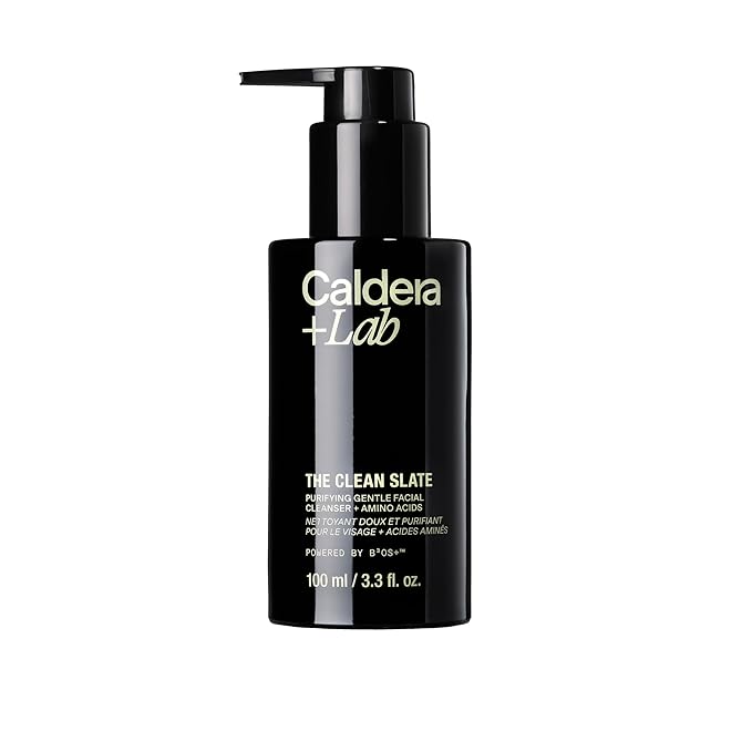 Caldera + Lab The Clean Slate | Men's Organic Foaming Facial Cleanser for Dry, Sensitive, & Normal Skin – Vegan, Natural & Antioxidant Packed Exfoliating Face Wash - Bloomnest