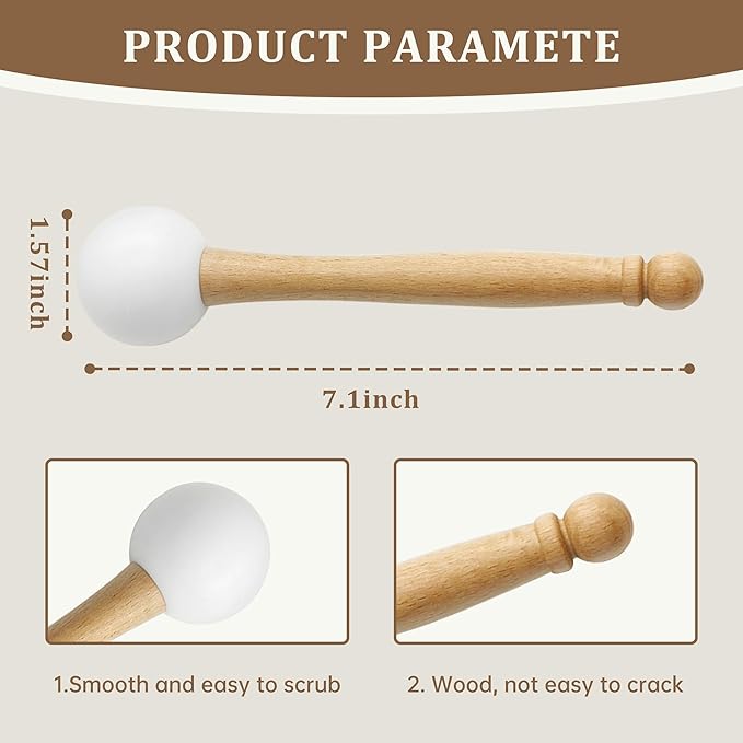 Rubber Mallet Design And Materialscontribute to its Excellentresonance And long Echotime, Making it a Favoriteamong Crystal Singing Bowlenthusiasts - Bloomnest