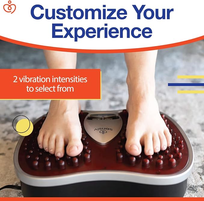 Acupressure Foot Massager for Blood Circulation and Pain Relief for Foot Pain and Plantar Fasciitis Relief Infrared Heat with Adjustable Vibration - Bloomnest