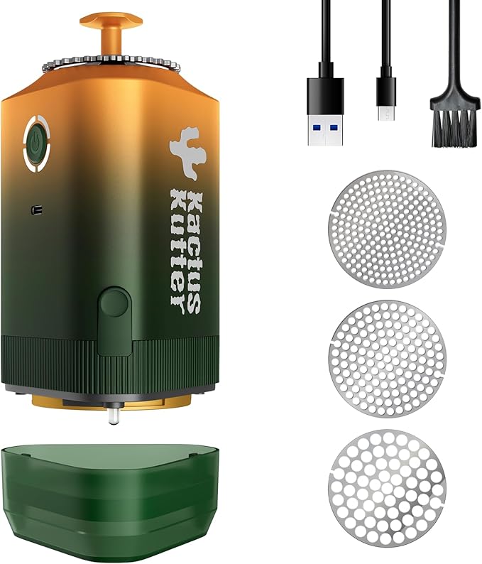 K5 Electric Kitchen Grinder Battery Powered Automatic Portable Spice Mill For Grinding - Holds up to 5 Gram - Bloomnest