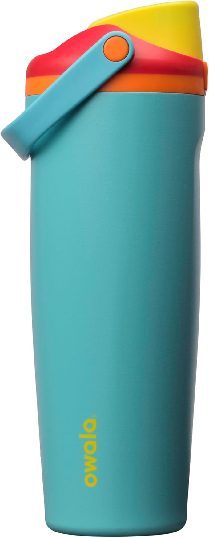 Owala FreeSip Sway Insulated Stainless Steel Water Bottle with Two-Way Spout, Built-In Straw and Bucket Handle, Made for Travel, School, and Sports, 30oz, BPA Free, Leak Proof, Summer Sweetness Owala
