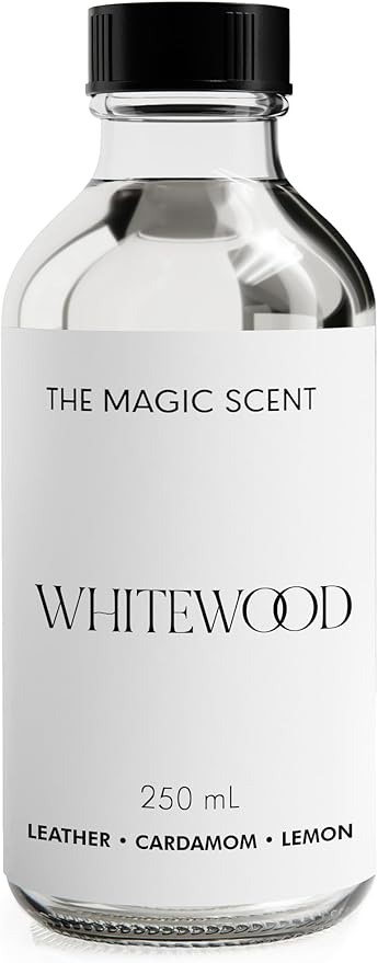 The Magic Scent Whitewood Diffuser Oil - Hotel & Home Luxury Scents Inspired by 1 Hotel Miami, Compare to My Way Diffuser Oil Scents for Home, Designed for Use in All Diffusers - 8.5 fl oz, 250 mL - Bloomnest