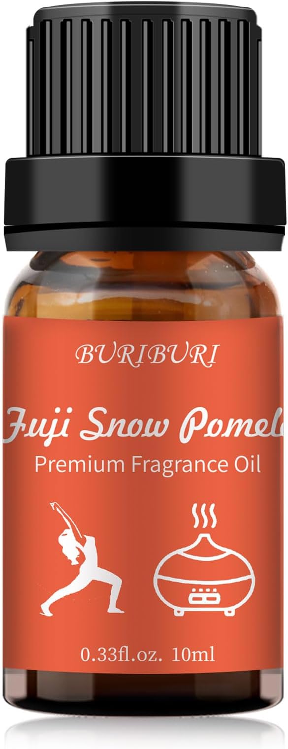BURIBURI Fuji Snow Pomelo Hotel Scent Essential Oil, Lifestyle Hotel Collection Fragrance Aromatherapy Oil Blends, Air Freshener Hotel Collection Diffuser Oil BURIBURI