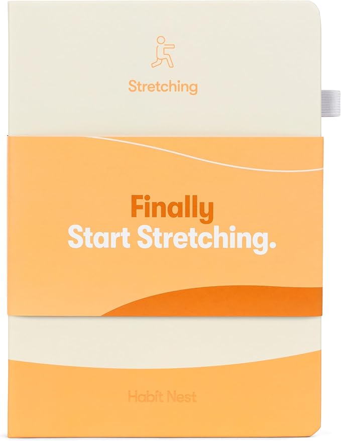 The Stretching Sidekick Journal by Habit Nest. Guided Stretching Routines to Keep You Flexible, Energized, and Live Comfortably. 66 Stretching Routines that only take 15-20 mins a day. Turn Motivation - Bloomnest