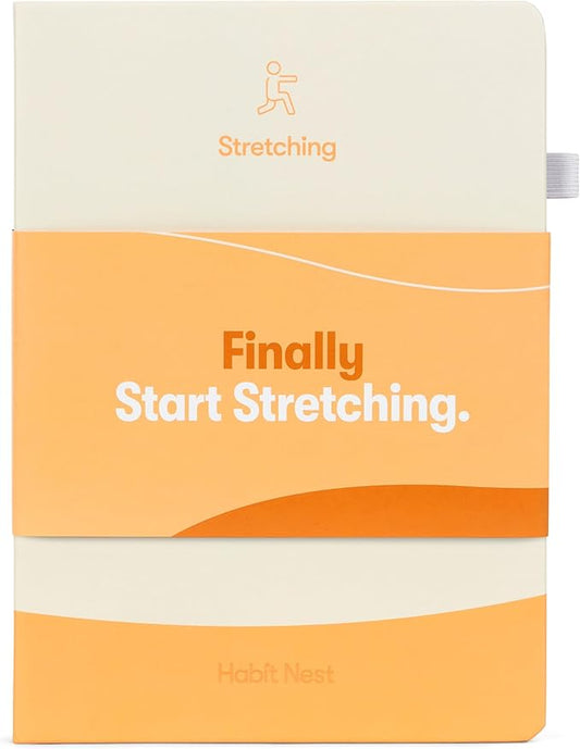 The Stretching Sidekick Journal by Habit Nest. Guided Stretching Routines to Keep You Flexible, Energized, and Live Comfortably. 66 Stretching Routines that only take 15-20 mins a day. Turn Motivation - Bloomnest