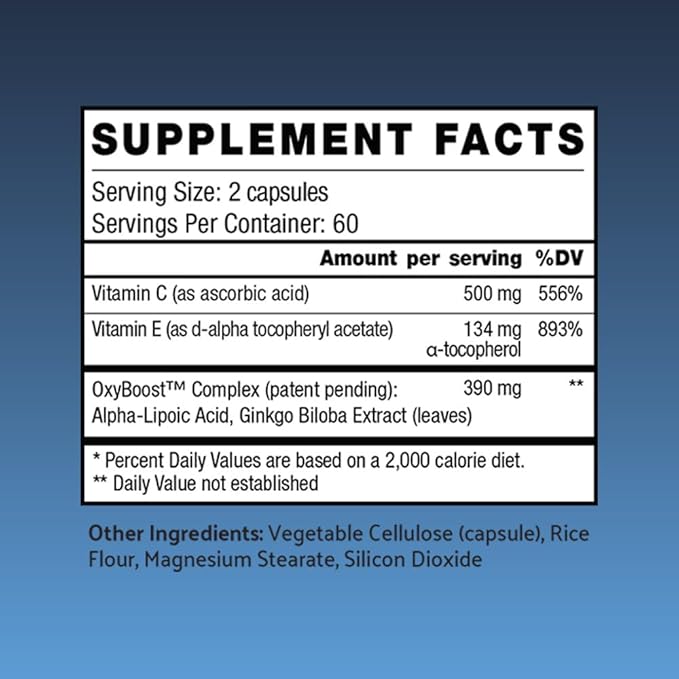 OxyBoost Complex. Altitude Formula for Acclimation to Ski or Mountain Trips with Vitamin C, Alpha Lipoic Acid (60 Servings)… - Bloomnest