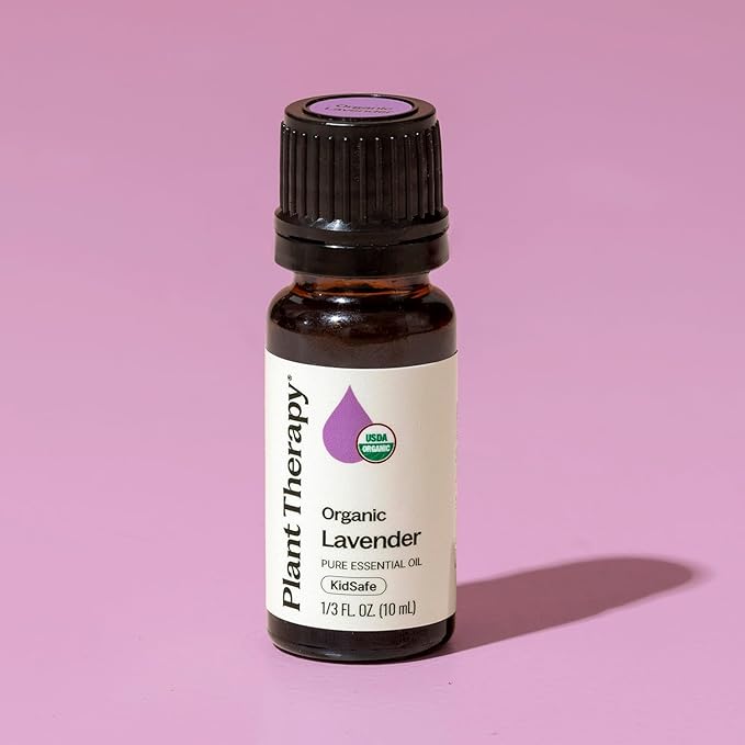 Plant Therapy Organic Lavender Essential Oil 100% Pure, USDA Certified Organic, Undiluted, Natural Aromatherapy, Therapeutic Grade 10 mL (1/3 oz) - Bloomnest