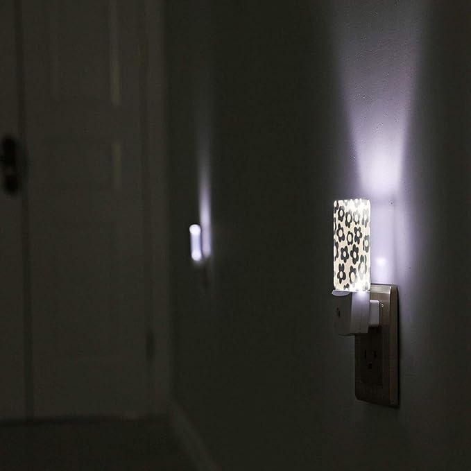 Led Night Light, Groovy Flowers Decorative Plug in Nightlights,with Smart Auto Dusk to Dawn Night Light for Bedroom, Kitchen, Nursery, Bathroom - Bloomnest