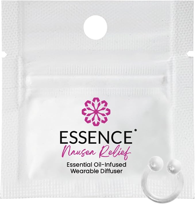 Essence Wearable Aromatherapy Nasal Diffuser – Nausea Relief Essential Oil Nose Ring – Personal Scent Clip for Travel, Work & Everyday Use – Made in USA - Bloomnest