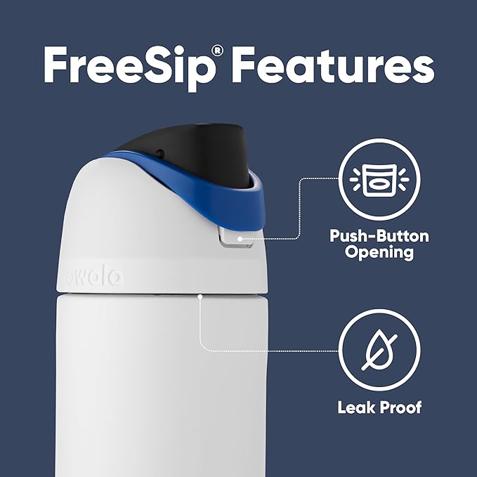 Owala Star Wars FreeSip Insulated Stainless Steel Water Bottle with Straw for Sports and Travel, BPA-Free, 24-Ounce, Stormtrooper | Insulated, with Straw, BPA-Free, Sports Water Bottle, Great for Travel Owala