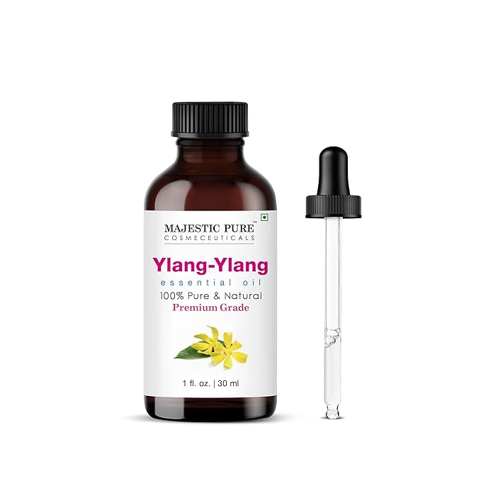 Majestic Pure Ylang Ylang Essential Oil with Glass Dropper - Huge 4 Fl Oz - 100% Pure and Natural Black Pepper Oil - Premium Grade Essential Oils for Diffuser, Aromatherapy, Soap and Candle Making - Bloomnest