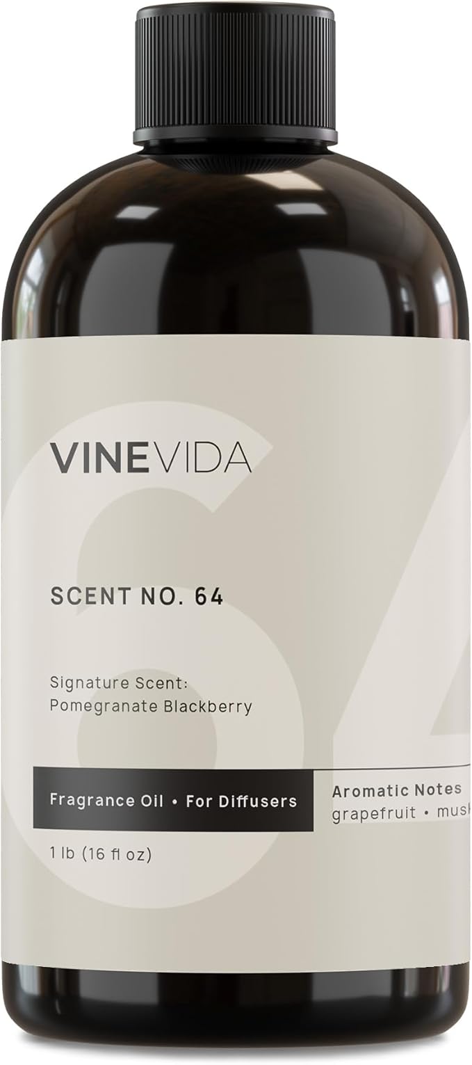 VINEVIDA [16 Fl Oz] NO. 64 Fragrance Oil for Cold Air Diffusers, Essential Oils for Diffuser Oil Refill & Air Freshener Room Spray - Bloomnest