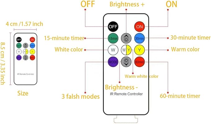 Bird Table Lamp with Remote & Touch Control | 3 Color Temperature & 3-Level Brightness Adjustable Night Light | Rechargeable Cordless Bedside Lamp for Bedroom Office Dorm | Timer & Bird Lover Gifts - Bloomnest