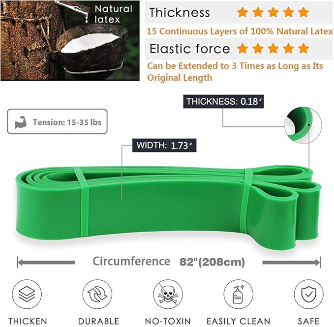 Pull-Up Bands - Resistance Bands for Women's Workout - Perfect for Gym & Home - Bloomnest