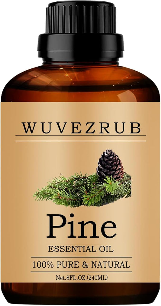 Pine Essential Oils, 240ML Pure and Natural Essential Oil for Aromatherapy Diffuser - 8 Fl Oz - Bloomnest