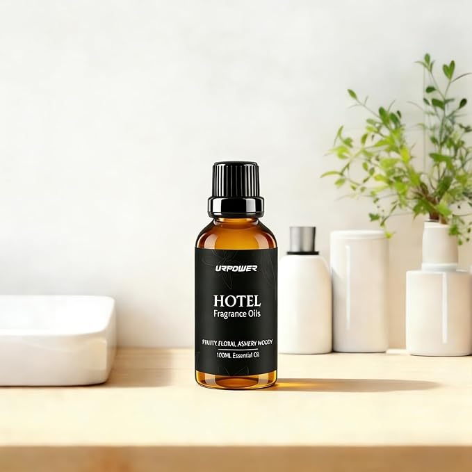 URPOWER Hotel Collection Diffuser Oil Inspired by The Ritz-Carlton Hotel Scent – Fruity Floral Amber Fragrance Oil, Diffuser Essential Oil for Ultrasonic and Waterless Diffusers - Bloomnest