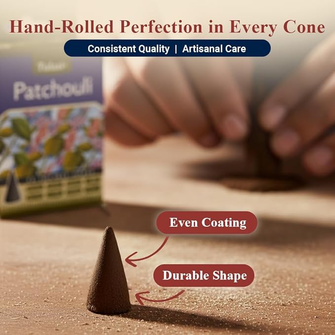 Tulasi Classic Incense Cones with Natural Oils Scents, Set of 12 Fragrances (180 Cones) Calming Home Aromatherapy, Meditation, Relaxing, Mixed Scents with Natural Oils Tulasi