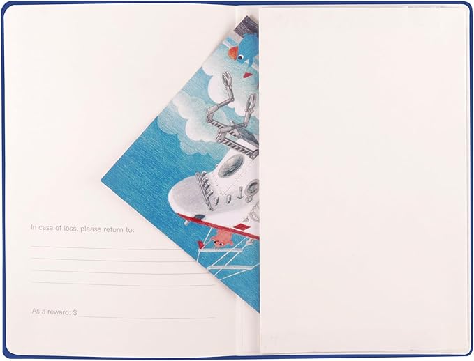 Comix Lined Journal Notebook for Women Men, Journaling Notebooks for Office School Home, 240 Pages, 5.5" x 8.3", College Ruled, A5, Hardcover, Navy Blue - Bloomnest