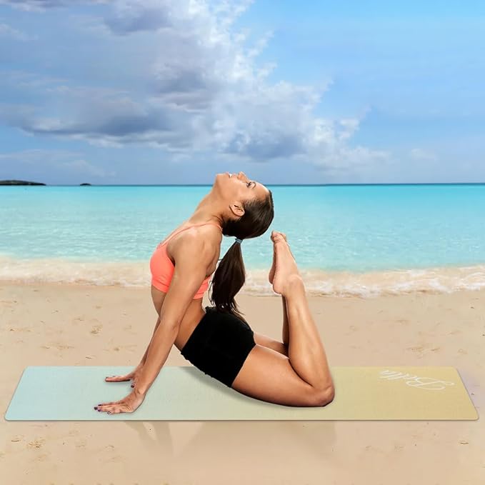Custom Name Yoga Mat,Personalized Travel Yoga Exercise Mat,Non Slip,Perfect for Kids & Adults,Gradient Color E Series - Bloomnest