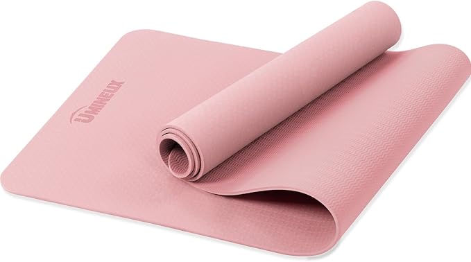 UMINEUX Yoga Mat Extra Thick 1/3'' & 2/5" Non Slip Yoga Mats for Women Eco Friendly TPE Fitness Exercise Mat with Carrying Sling & Storage Bag - Bloomnest