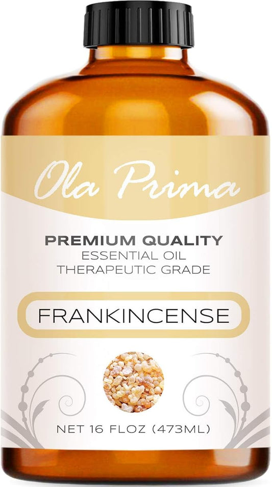 Ola Prima Frankincense Essential Oil Therapeutic Grade Oil for Aromatherapy, Diffuser, Relaxation (16oz Bulk) - Bloomnest