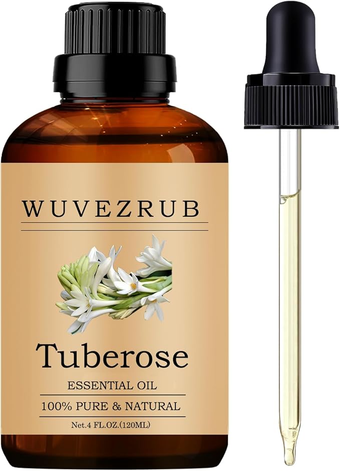 Tuberose Essential Oil - 120ML Pure and Natural for Aromatherapy Diffuser - 4 Fl Oz - Bloomnest